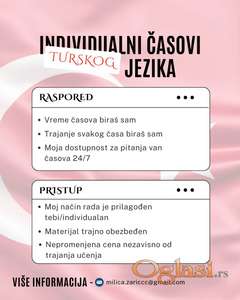 Individualni časovi turskog jezika